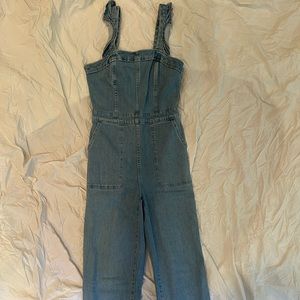Madewell denim jumpsuit
